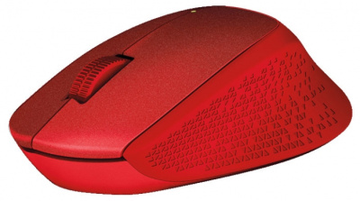   Logitech M330 Silent Plus, Red USB - 