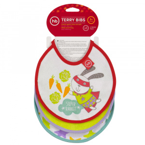    Happy Baby Terry bibs rabbit - 