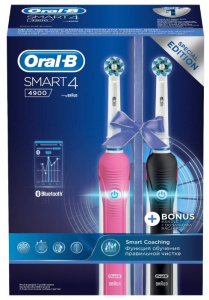    Oral-B Smart 4 4900 black / pink