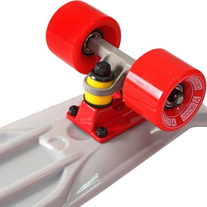    Y-Scoo Fishskateboard 22 (401-Y) yellow, dark-purple - 