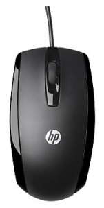   HP X500 Wired Mouse E5E76AA Black USB - 