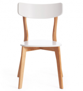  TetChair Claire, White/Natural