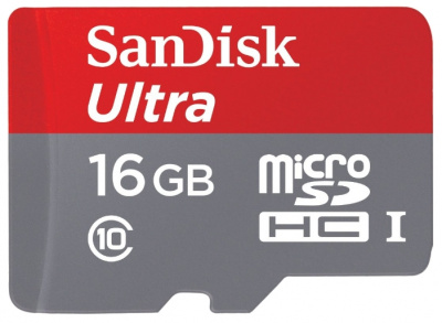     Sandisk Ultra microSDHC Class 10 UHS-I 80MB/s 16GB - 