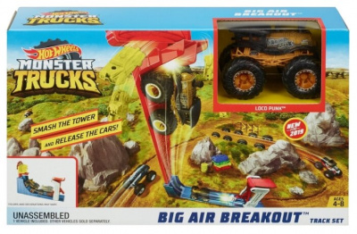    Mattel Hot Wheels Monster Trucks Big Air Breakout GCG00 - 