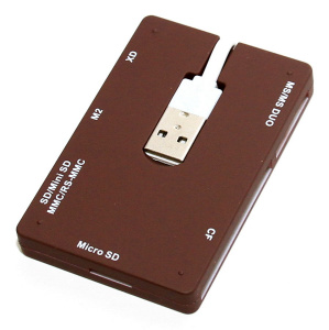    5bites RE2-101BR USB2.0 Brown - 