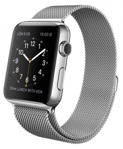 - Apple Watch Apple 42mm Stainless Steel/Milanese Loop