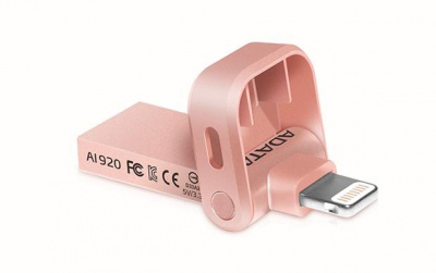    Flash Drive 32 GB ADATA i-Memory AI920, USB 3.1/Lightning, Rose Gold - 