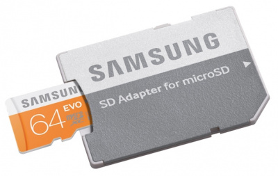     Samsung EVO microSDXC 64Gb UHS-I + SD- - 