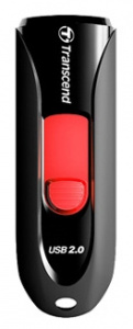    Transcend JetFlash 590W, black red button - 