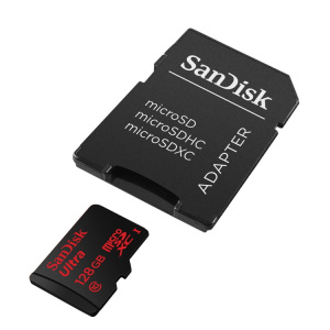     SanDisk Ultra microSDXC 128Gb + SD-, Android - 