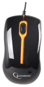  Gembird MUS-U-004-O Black-Orange USB - 