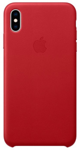    Apple Leather Case  iPhone XS Max (PRODUCT) red (MRWQ2ZM/A) - 
