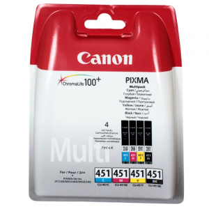     Canon MultiPack CLI-451 C/M/Y/BK - 