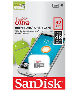     SanDisk Ultra microSDHC 32Gb UHS-I,   Android - 