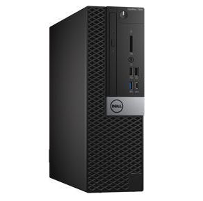   Dell Optiplex 7050-4353 SFF i5 6500 (3.2)/8Gb/SSD256Gb/HDG530/DVDRW/Win7Pro+W10Pro .//Black