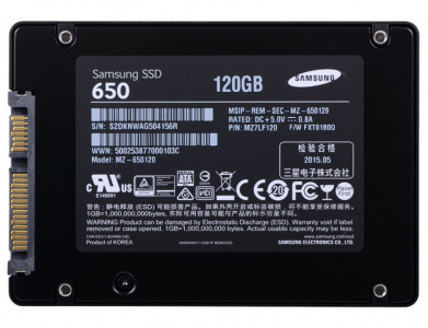 SSD- Samsung 650 MZ-650120Z 120Gb (SATA-III, 6 )