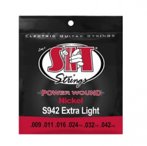    SIT Strings SIT S942, Powerwound Nickel Extra Light, 9-42 - 