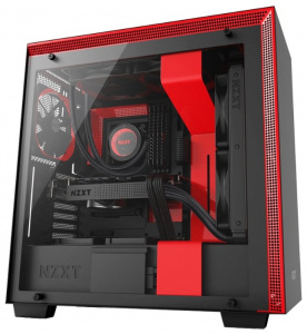    NZXT H700 Black/red w/o PSU