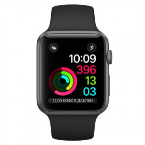 - Apple Watch Series 2 42mm Sp.Grey Al/Black