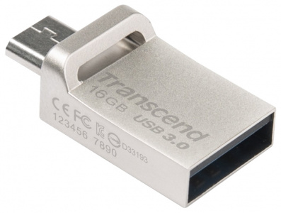    Transcend JetFlash 880 16Gb, Silver (RTL) - 