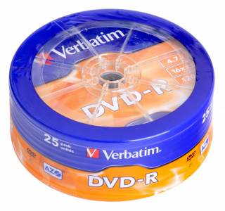 DVD- Verbatim DVD-R 4,7 Gb,16x Cake Box