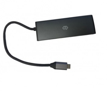   USB- Digma HUB-2U3.0H-UC-G grey - 