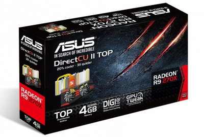  ASUS ATI R9 270X 1120MHz 4Gb 256bit (R9270X-DC2T-4GD5)