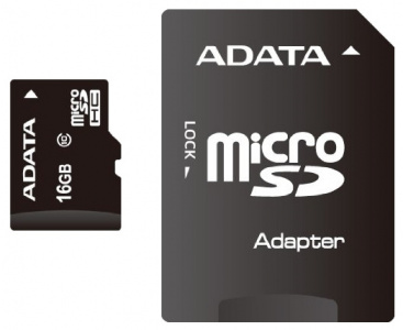     A-Data microSDHC 16Gb + SD- - 