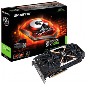  GIGABYTE GeForce GTX 1080 Premium pack (8Gb GDDR5X, DVI-D + HDMI + 3xDP)