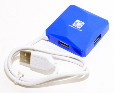   USB- 5bites 4  USB2.0 (HB24-202BL) Blue - 