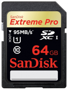     SanDisk Extreme Pro SDXC UHS Class 1 95MB/s 64GB - 