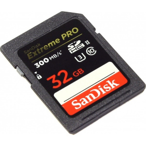     SanDisk Extreme PRO SDHC UHS-II 300MB/s 32GB - 