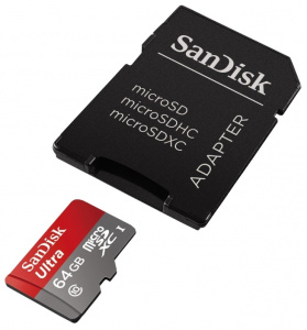     Sandisk Ultra microSDXC 64GB UHS-I + SD-, Imaging - 