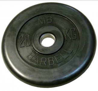     MB Barbell MB-PltB26-20 black - 