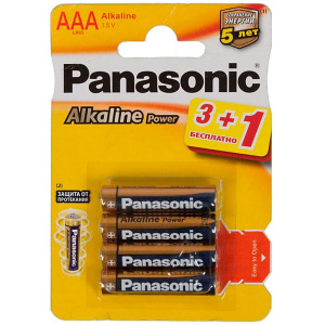  Panasonic Alkaline Power LR03APB/4BP (AAA, 4 .)
