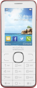     Alcatel One Touch 2007D, White/Red - 