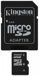     Kingston microSDHC 32Gb + SD- - 