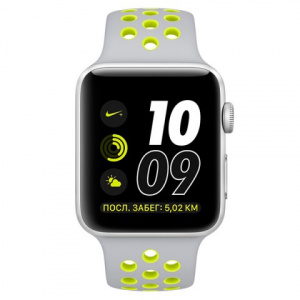 - Apple Watch Nike+ 42mm Space Grey Silver Al/Volt