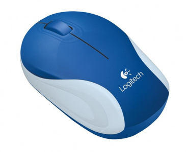   Logitech M187 Wireless Mini Mouse Brave Blue - 