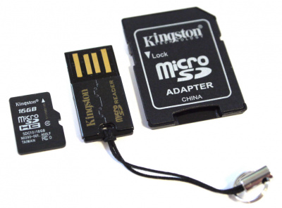     Kingston microSDHC 16Gb Mobility Kit - 