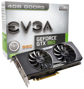  EVGA GeForce GTX 960 4096Mb