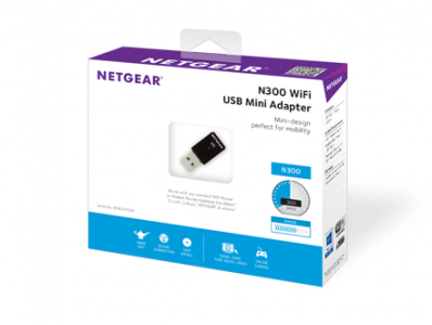 Wi-Fi  Netgear WNA3100M-100PES, Black