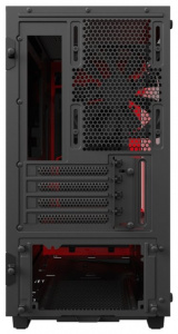    NZXT H400i Smart Matte CA-H400W-BR Black/Red