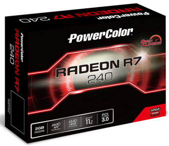  PowerColor Radeon R7 240 2GB GDDR5 OC (2Gb GDDR5, VGA + DVI-D + HDMI)