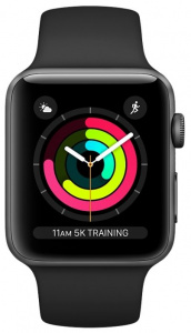 - Apple Watch Series 3 38mm, black