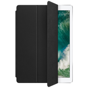  Apple Leather Smart Cover for 12.9 iPad Pro (MPV62ZM/A), black