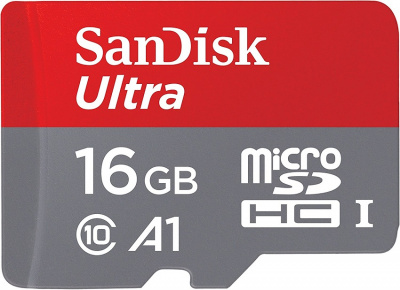     SanDisk Ultra microSDHC 16Gb class10 98MB/s UHS-1 + SD- - 