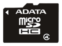     Adata microSDHC Class 4 4GB - 