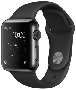 - Apple Watch 38mm with Sport Band Space Black St.Steel/Black