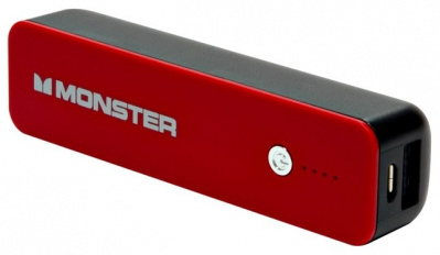   Monster Power Bank 2500 , red